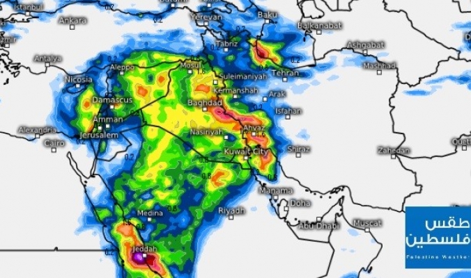 في حدث نادر ..الفيضانات ستغرق عشرات المدن العربية ..ماذا عن فلسطين ؟