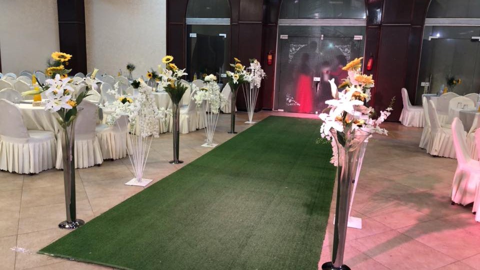 بالصور:ديكور زفاف (ناصر الريان ومي الكوني) بتوقيع Jehan make awish