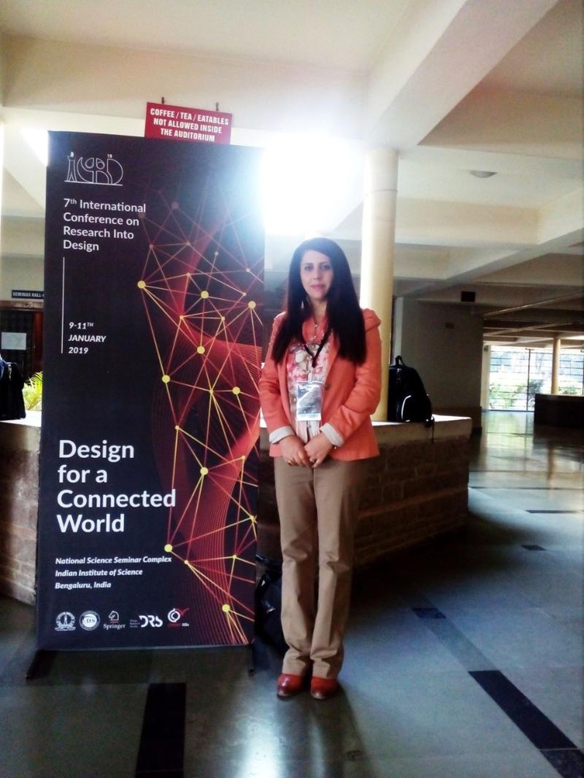 الفلسطينية الوحيدة … رواء صوالحة تشارك في المؤتمر العالمي  ICoRD’19 في الهند