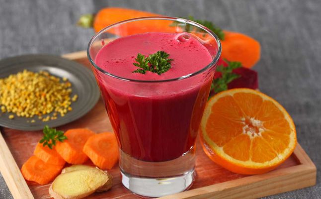 خطوات تحضير عصير الشمندر والبرتقال