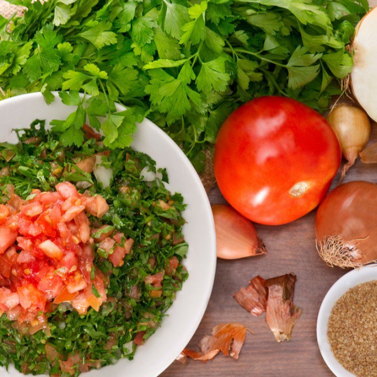 خطوات لتحضير التبولة اللبنانية