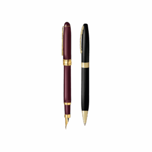 Maroon Black Pen