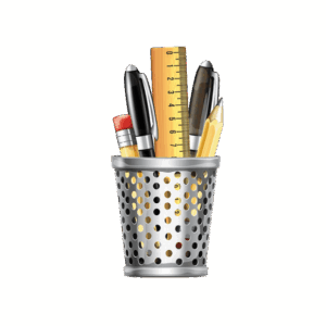 Grey organizer Pen