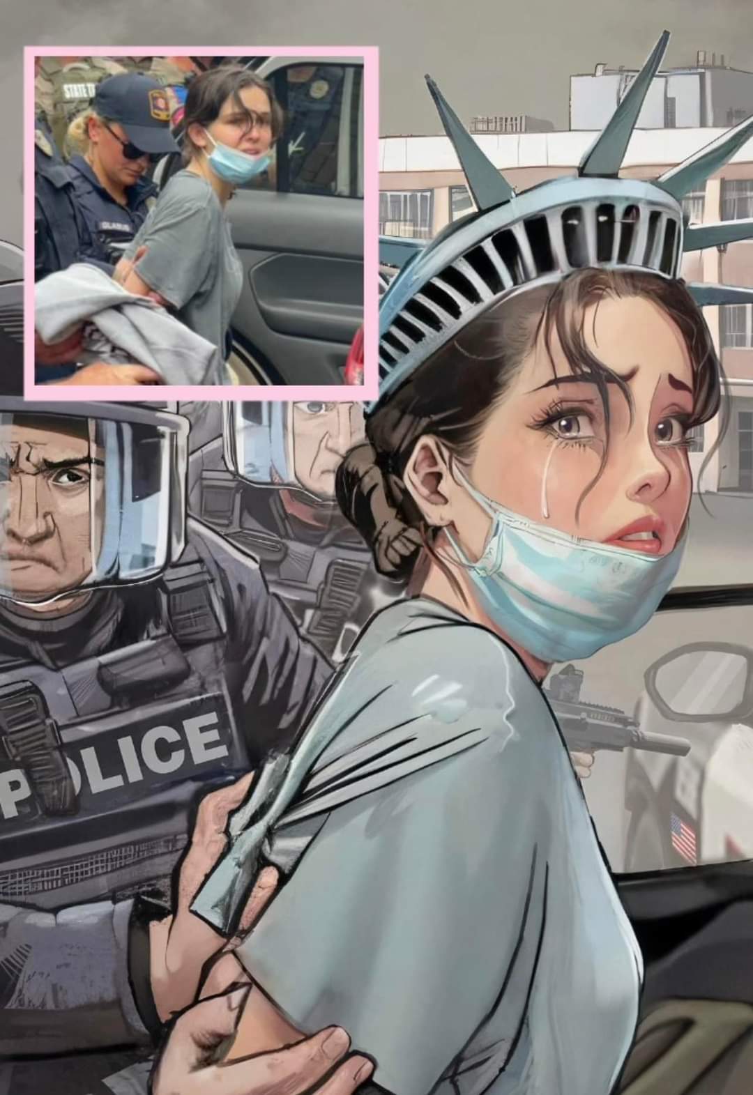 في حادثة ثقة … ديمقراطية امريكا تكشف عن انيابها الدكتاتورية